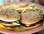 Burger and Chips