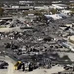 UPS plane crash site in Kentucky